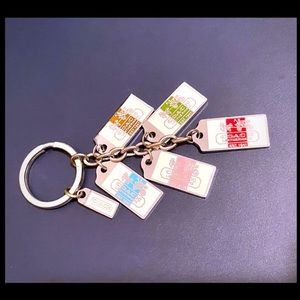 Coach ‘Hang Tag’ Horse & Carriage Key Chain